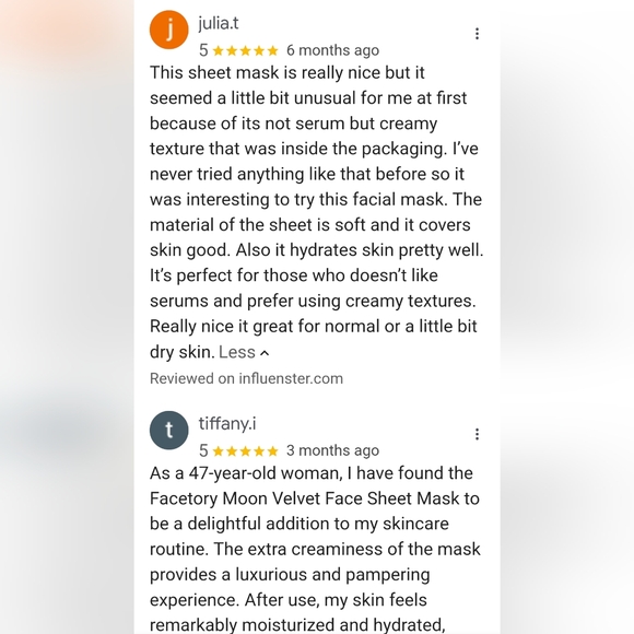 🌸 FaceTory Moon Velvet Sleeping Mask w/ Shea & Azulene NIB / NWT - Picture 12 of 16